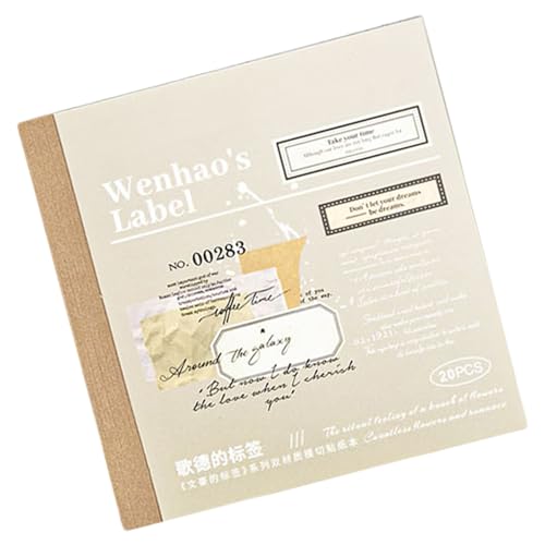 Literaturaufkleber Scrapbooking Dekorationspapier Für Planer Journals Laptops Telefon Hülle Wasserflasche Kunsthandwerk Dekoration Literarischer Aufkleber von SUMMITDRAGON