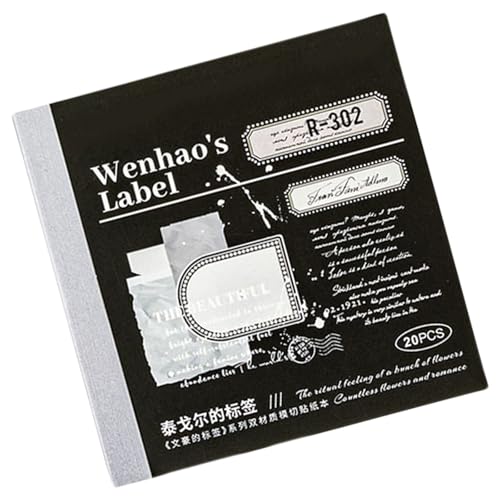 Literaturaufkleber Scrapbooking Dekorationspapier Für Planer Journals Laptops Telefon Hülle Wasserflasche Kunsthandwerk Dekoration Literarischer Aufkleber von SUMMITDRAGON