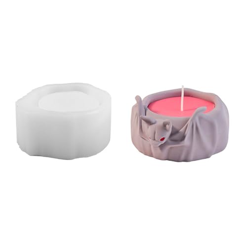 Realistische Fledermaus Form Kerzenhalter Form Die Leicht Silikon Bat Candlestick Für Enthusiasten Kreative Kerzenstiftdesigns Reinigen von SUMMITDRAGON