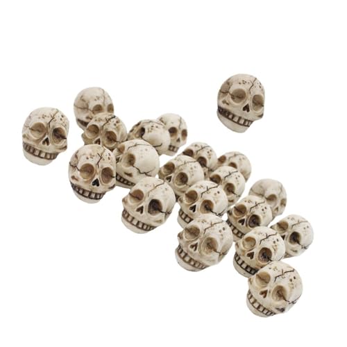 SUMMITDRAGON 20pcs Lächelnde Schädelornamente Set Verleihen Halloweens Dekoration Und Thematischen Restaurant Displays EIN Rätsel SUMMITDRAGON 20pcs Lächelnde Schädelornamente Set Verleihen Halloweens Dekoration Und Thematischen Restaurant Displays EIN Rätsel von SUMMITDRAGON