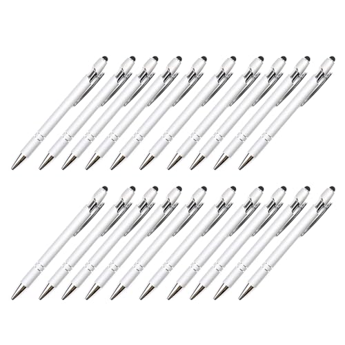 SUMMITDRAGON 20pcs Retractable Metal Kugelschreiber Mit Berührendem Bildschirm Stift 1.0mm Schreiben Sie Smoohtly Zum Schreiben Von Journaling Zeichnen Von Erhebenden Stiften Für Arbeitsstudien SUMMITDRAGON 20pcs Retractable Metal Kugelschreiber Mit Berührendem Bildschirm Stift 1.0mm Schreiben Sie Smoohtly Zum Schreiben Von Journaling Zeichnen Von Erhebenden Stiften Für Arbeitsstudien von SUMMITDRAGON