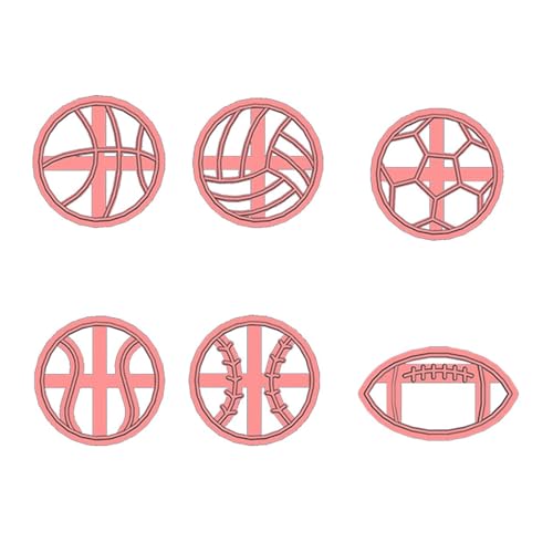 SUMMITDRAGON 6 PCs/Set Handgefertigte Tonohrringe Formen Fußball Anhänger Schimmelpilze Basketballohrringe Schneiden Von Formen Schmuck Die Formen Machen SUMMITDRAGON 6 PCs/Set Handgefertigte Tonohrringe Formen Fußball Anhänger Schimmelpilze Basketballohrringe Schneiden Von Formen Schmuck Die Formen Machen von SUMMITDRAGON