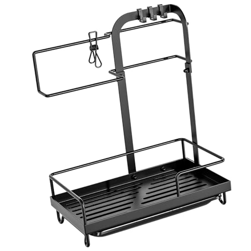SUMMITDRAGON Abnehmbare Abflusspfanne Küchenspüle Organisatoren Für Arbeitsplatten Aufbewahrungstinsel Schwämme Schalen Tücher Accessoires von SUMMITDRAGON