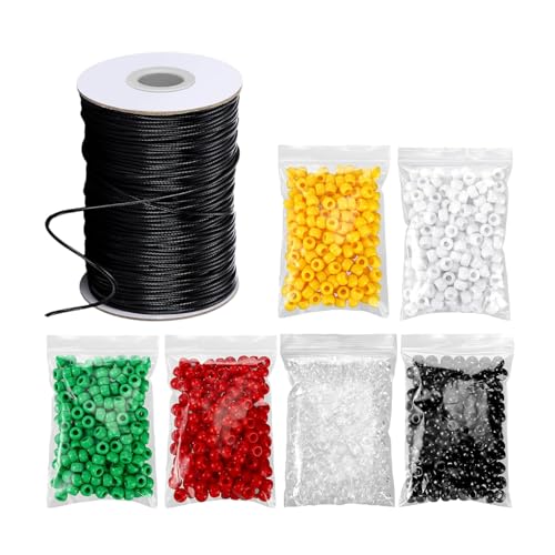 SUMMITDRAGON Armband Making Supply Für Hobbyist Einschließlich 6 Farbperlen Mit 100 Yards Armband Schnur Für Schmuckzuarbeiten von SUMMITDRAGON