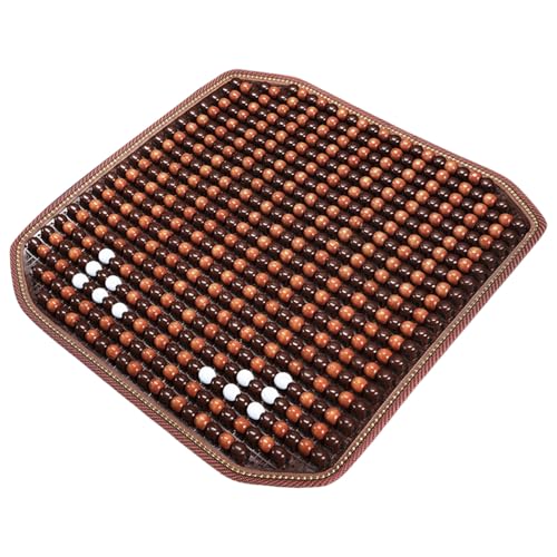 SUMMITDRAGON Bio Holzperlen Kissen Sitzpolster 16x16inch Square Slip Proof Basis Ergonomische Unterstützung Home Office Accessoire Handgewebte Holzperlenmatte SUMMITDRAGON Bio Holzperlen Kissen Sitzpolster 16x16inch Square Slip Proof Basis Ergonomische Unterstützung Home Office Accessoire Handgewebte Holzperlenmatte von SUMMITDRAGON
