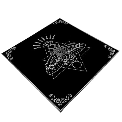 SUMMITDRAGON Divinations Tischdecke Eye Fly Astrology Tarot Card Tischdecke Altars Stoff Göttlichkeit Brettspiel Accessoire von SUMMITDRAGON