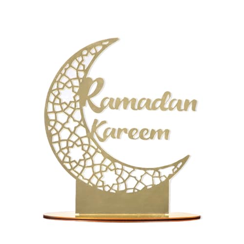 SUMMITDRAGON Eid Moon Form Orament Acryl Tabletop Dekoration Für Home Dekoration Nahen Mond Festival Lieferungen Home Ornament SUMMITDRAGON Eid Moon Form Orament Acryl Tabletop Dekoration Für Home Dekoration Nahen Mond Festival Lieferungen Home Ornament von SUMMITDRAGON