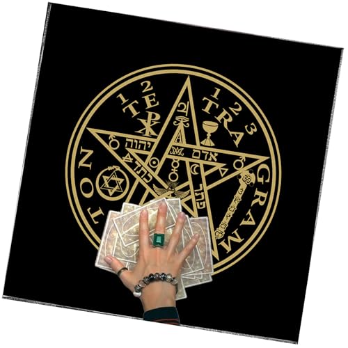 SUMMITDRAGON Eleganter Tarot Tisch Deckt Dekoration Tarots Fabric Astrologys Tischabdeckungen Für Spirituelle Lesungen Und Karte von SUMMITDRAGON