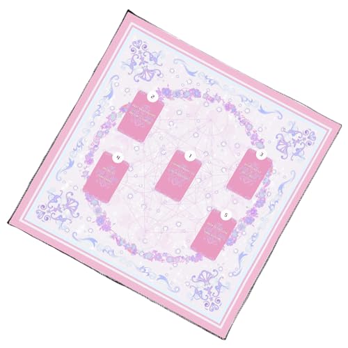 SUMMITDRAGON Flanell Tarots Reading Stoff Mystische Luxuriöse Velvets Tarots Tischdecke Für Wahrsagungsmeditationen Und Home Decoration Portables Tarots Lesenmatten von SUMMITDRAGON