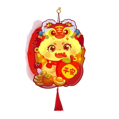 SUMMITDRAGON Jahr Der Schlange Handheld Light Handmade Paper Light Assembly Set Für Kinder Erwachsene Chinesische Neujahrsdekoration Eltern Kind Interaktion von SUMMITDRAGON