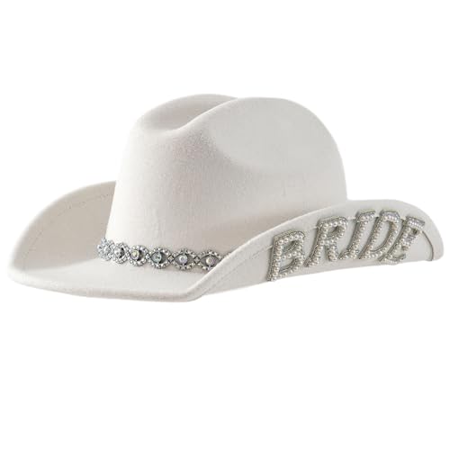 SUMMITDRAGON Künstlicher Perlenbriefbraut Für Braut Elegante Strasshut Party Kostüm Hochzeitskleider von SUMMITDRAGON
