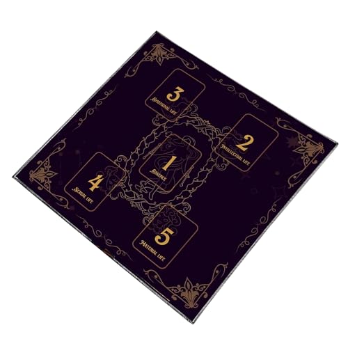 SUMMITDRAGON Stoffkartentisch Karten Tuch Wandtee Leseberichtung Tarotkarte Tischdecke Altäre Stoff Einfach Zu Bedienen von SUMMITDRAGON