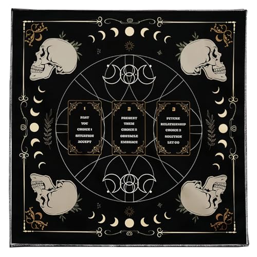 SUMMITDRAGON Stoffkartentisch Karten Tuch Wandtee Leseberichtung Tarotkarte Tischdecke Altäre Stoff Einfach Zu Bedienen von SUMMITDRAGON