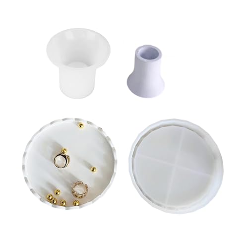 Set Von 2 Robusten Silikonform Für Künstlerische Runde Spitzenschalen Perfekt Für Hausversammlungen Und Nachmittagstees von SUMMITDRAGON