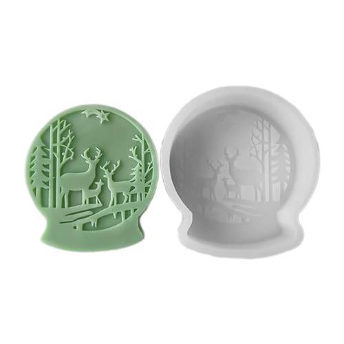 Silikon Weihnachtskugelform Wiederverwendbare Duftende Kerzenform Kreative Seife Herstellung Von Formen Schmuckzubehör Silikon Weihnachtskugelform Wiederverwendbare Duftende Kerzenform Kreative Seife Herstellung Von Formen Schmuckzubehör von SUMMITDRAGON