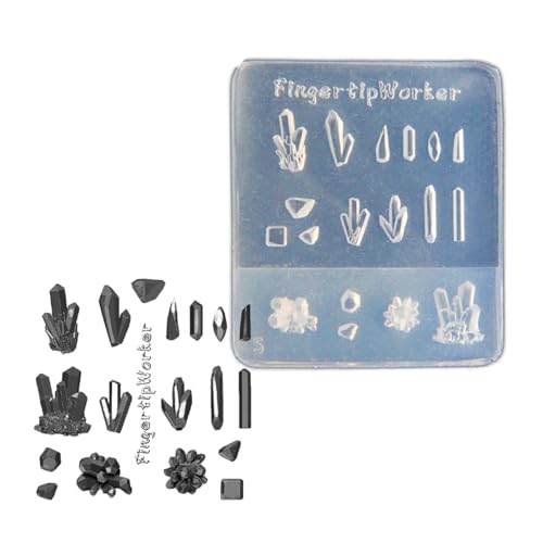 Silikonnägel Kunststempel Schimmel Kristallsteinförmige Maniküre Schimmel Für Professionelle Maniküristen Elegante Nägel Schablonen Nagel Verzierungen von SUMMITDRAGON