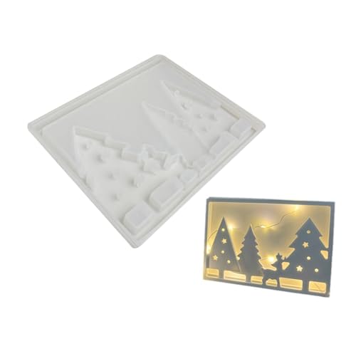 Weihnachtsbaum Licht Rahmen Schimmel Silikonform Wohnheimdekorationen Tragbar Wiederverwendbar Und Robust Für Feste Ornament Weihnachtsschmuck Schimmel Weihnachtsbaum Licht Rahmen Schimmel Silikonform Wohnheimdekorationen Tragbar Wiederverwendbar Und Robust Für Feste Ornament Weihnachtsschmuck Schimmel von SUMMITDRAGON