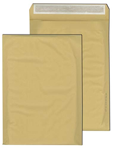 Sumo Papierpolster Versandtasche baun 245 x 340 mm trapezium flap, Karton a 50 Stück von SUMO