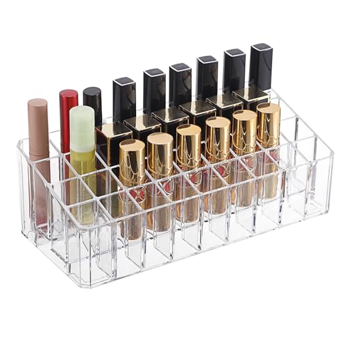 SUMTree Rollerball Parfüm-Organizer, Beauty-Dufthalter, 36 Fächer, Acryl, Kosmetik-Vitrine, Aufbewahrungsbehälter für hohe Duftöle, Lippenstift, transparent, 24,5 x 11 x 8,4 cm SUMTree Rollerball Parfüm-Organizer, Beauty-Dufthalter, 36 Fächer, Acryl, Kosmetik-Vitrine, Aufbewahrungsbehälter für hohe Duftöle, Lippenstift, transparent, 24,5 x 11 x 8,4 cm von SUMTree