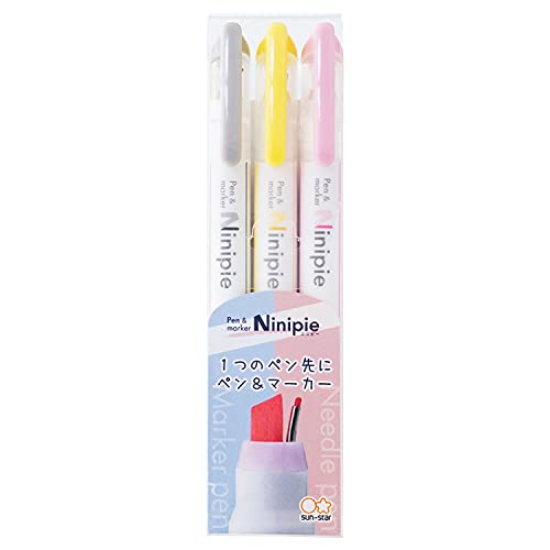 SUN-STAR Ninipie S4539648 Set mit Stift und Marker, 3 Farben SUN-STAR Ninipie S4539648 Set mit Stift und Marker, 3 Farben von SUN-STAR