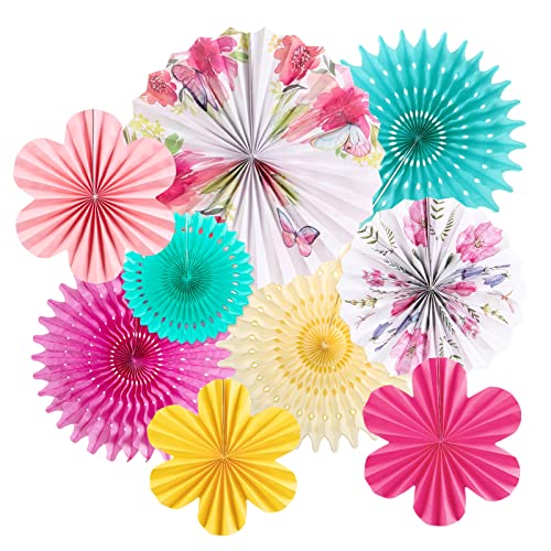 SUNBEAUTY 10 Stück Papier Fächer Dekoration Hanging Girlande Rosa Gelb Blumen Papierfächer Bunt Party Deko für Hochzeit Sommerdeko Tischdeko Geburtstag Baby Shower Backdrop Garland SUNBEAUTY 10 Stück Papier Fächer Dekoration Hanging Girlande Rosa Gelb Blumen Papierfächer Bunt Party Deko für Hochzeit Sommerdeko Tischdeko Geburtstag Baby Shower Backdrop Garland von SUNBEAUTY