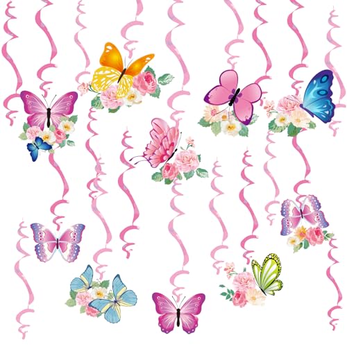 SUNBEAUTY 20 Stück Schmetterling Deko Hängede Papier Party Dekoration für Mädchen Geburtstag Hochzeit Frühling Sommer Party Deko SUNBEAUTY 20 Stück Schmetterling Deko Hängede Papier Party Dekoration für Mädchen Geburtstag Hochzeit Frühling Sommer Party Deko von SUNBEAUTY