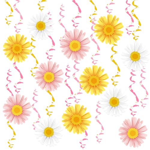 SUNBEAUTY 24 Stück Gänseblümchen Deko Hängede Papier Blumen Party Dekoration für Geburtstag Hochzeit Frühling Sommer Party Deko SUNBEAUTY 24 Stück Gänseblümchen Deko Hängede Papier Blumen Party Dekoration für Geburtstag Hochzeit Frühling Sommer Party Deko von SUNBEAUTY