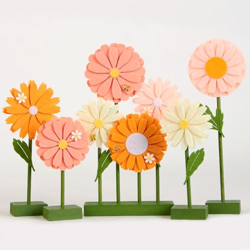 SUNBEAUTY 8 PCS Gänseblümchen Filz Centerpieces Beige für Tische Blume Rosa Geburtstag Party Dekorationen Orange Gänseblümchen Dekorationen für Mädchen Geburtstag Baby Shower Hochzeit SUNBEAUTY 8 PCS Gänseblümchen Filz Centerpieces Beige für Tische Blume Rosa Geburtstag Party Dekorationen Orange Gänseblümchen Dekorationen für Mädchen Geburtstag Baby Shower Hochzeit von SUNBEAUTY