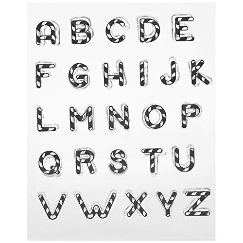 Alphabet-Stempel, 8 Stück, Transparenter Buchstaben-Stempel, Transparent, DIY-Zeichnung, Scrapbooking, Handkonto, Basteln, Dekorationen, Dekorationsstempel, Basteln, Alphabet-Stempel, 8 Stück, Transparenter Buchstaben-Stempel, Transparent, DIY-Zeichnung, Scrapbooking, Handkonto, Basteln, Dekorationen, Dekorationsstempel, Basteln, von SUNFECILI
