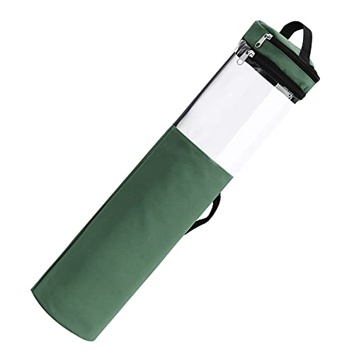 Geschenkpapier-Organizer, Aufbewahrung für Weihnachtsgeschenke, Geschenkpapier, Geschenkpapier-Organizer, Aufbewahrungsbeutel, Behälter mit Tasche und Griffen, (Grün) von SUNFECILI