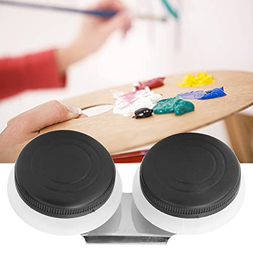 SUNGOOYUE Edelstahlölmalerei Tasse Doppelte Single Dipper Palette Container Cup Cup für Outdoor-Künstler (F-347 (F-302) von SUNGOOYUE