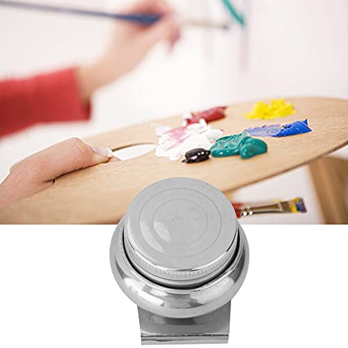 SUNGOOYUE Edelstahlölmalerei Tasse Doppelte Single Dipper Palette Container Cup Cup für Outdoor-Künstler (F-347 (F-347) von SUNGOOYUE
