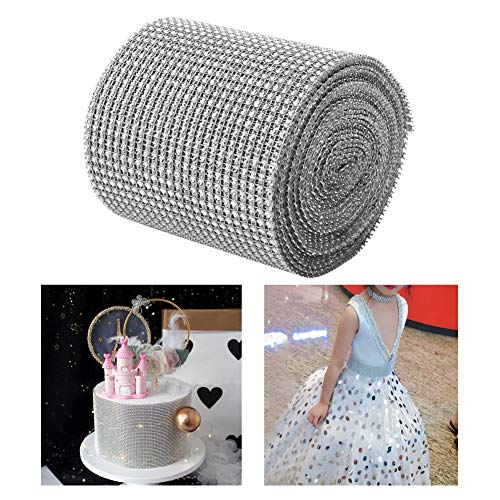 SUNGOOYUE Faszinierender Plastik - -Streifen Stricken, Helle Hochzeit Schmuckzubehör (SILVER) von SUNGOOYUE