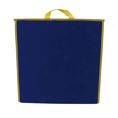 SUNGOOYUE Foldable Filz Flanell Stories Board mit Tragbarem Riemen, Doppelseitiges Lehrtafel für Kinderausbildung (Blau Grün) von SUNGOOYUE