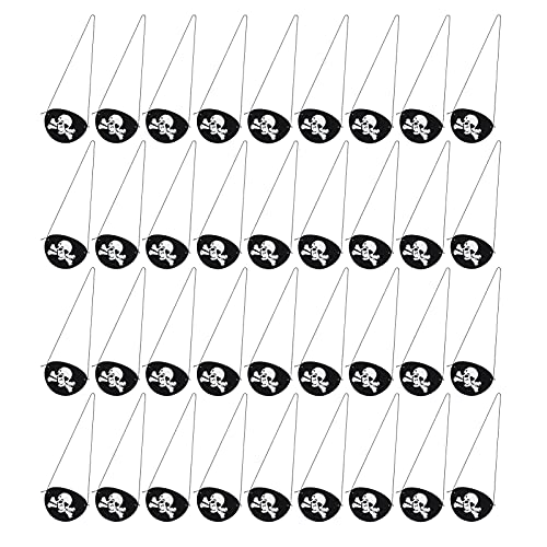 SUNGOOYUE Kids Pirate Eye Patch Set, 36 Pcs Fantasievolle Piratendekor für Geburtstagsfeier, Halloween -Kostümzubehör SUNGOOYUE Kids Pirate Eye Patch Set, 36 Pcs Fantasievolle Piratendekor für Geburtstagsfeier, Halloween -Kostümzubehör von SUNGOOYUE