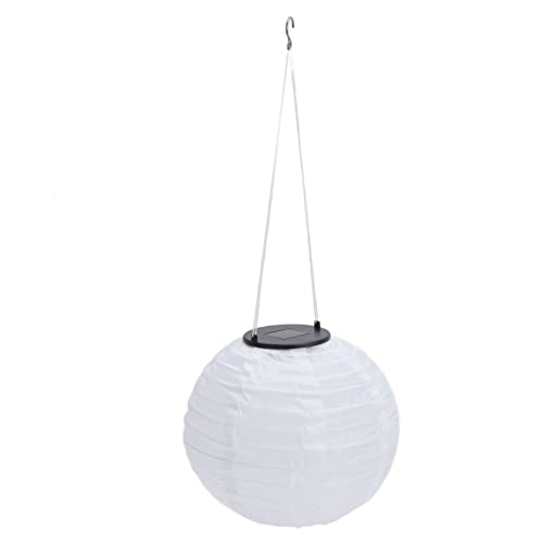 SUNGOOYUE Outdoor Hochzeitsfeier Gartenhänge Haken Lampe Solarlaterne für Gartenbeleuchtung für Weihnachtsfeier, Innenhofbeleuchtung (Weiße Beleuchtung) von SUNGOOYUE