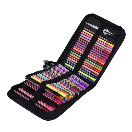 SUNGOOYUE Pencil Case Organizer, Bleistiftbeutel mit Großer Kapazität mit Starkem Reißverschluss, Leinwandbeutel für Künstler und Studenten, Schützt und Organisiert Stifte, Ideales für (120 SUNGOOYUE Pencil Case Organizer, Bleistiftbeutel mit Großer Kapazität mit Starkem Reißverschluss, Leinwandbeutel für Künstler und Studenten, Schützt und Organisiert Stifte, Ideales für (120 von SUNGOOYUE
