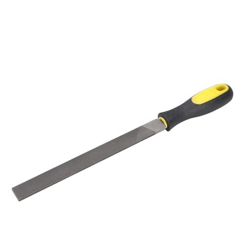 SUNGOOYUE Stahldatei Scharfe Geplante Mühlendatei mit PP + Handle für Soft Cut - für Garagen, Fabriken und Technische Workshop (8-Zoll-feine Zähne flache Datei mit Griff) von SUNGOOYUE