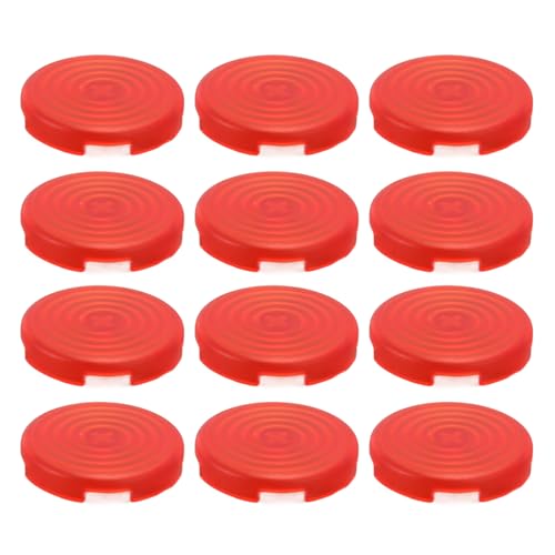 SUNGOOYUE Tasteabdeckung AbsDiameter 25,3 Mm Professionelles Design -Ersatzschalterabdeckung für Cherry TTC, 12PCS Mechanischer Druckknopfschutz für den Kampftastatur (Rot) von SUNGOOYUE