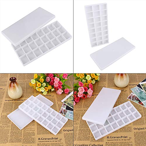 SUNGOOYUE Weiße Plastik 24 Gitter Aquarellfarbe Mischpalette für Künstler Studenten SUNGOOYUE Weiße Plastik 24 Gitter Aquarellfarbe Mischpalette für Künstler Studenten von SUNGOOYUE