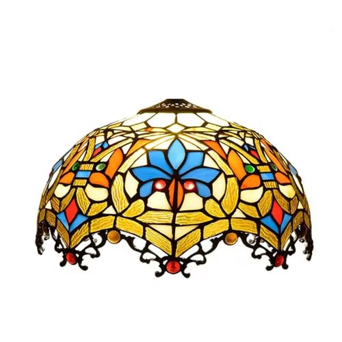 SUNMME 12 Zoll Tiffany Lampenschirm Buntglas Lampenschirm Ersatz für Boden Tisch Pendelleuchte Kronleuchter SUNMME 12 Zoll Tiffany Lampenschirm Buntglas Lampenschirm Ersatz für Boden Tisch Pendelleuchte Kronleuchter von SUNMME