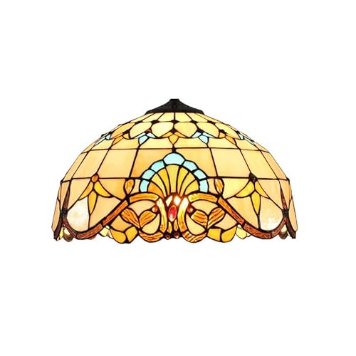 SUNMME 12 Zoll Tiffany-Stil Buntglas Ersatz Lampenschirm Nur Lampenschirm Ausschließen Zubehör von SUNMME