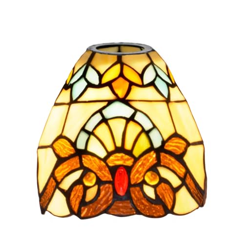 SUNMME 6 Zoll Tiffany Lampenschirm Buntglas Lampenschirm Ersatz für Anhänger Decke SUNMME 6 Zoll Tiffany Lampenschirm Buntglas Lampenschirm Ersatz für Anhänger Decke von SUNMME