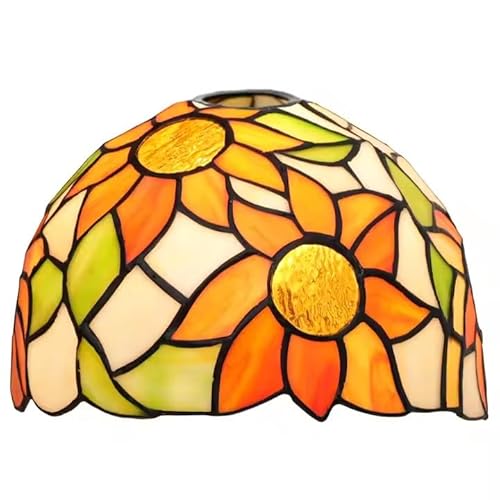 SUNMME 8 Zoll Tiffany Lampenschirm Ersatz Sonnenblumen Buntglas Lampenschirme für Pendelleuchte SUNMME 8 Zoll Tiffany Lampenschirm Ersatz Sonnenblumen Buntglas Lampenschirme für Pendelleuchte von SUNMME