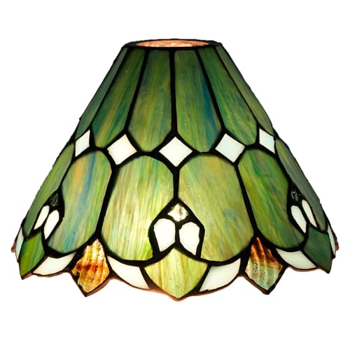 SUNMME Ersatz-Lampenschirm, 20,3 cm, Blauer Regenschirm, Buntglas, Vintage-Art-Dekor, große Öffnung, Lampenschirme für Tischleuchter, Lichtwand SUNMME Ersatz-Lampenschirm, 20,3 cm, Blauer Regenschirm, Buntglas, Vintage-Art-Dekor, große Öffnung, Lampenschirme für Tischleuchter, Lichtwand von SUNMME