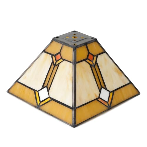 SUNMME Ersatz-Lampenschirm, 27,9 cm, Vintage, warmes Buntglas, Kunst, Heimdekoration, kleine Öffnung, Lampenschirme für Wohnzimmer, Schlafzimmer, Restaurant SUNMME Ersatz-Lampenschirm, 27,9 cm, Vintage, warmes Buntglas, Kunst, Heimdekoration, kleine Öffnung, Lampenschirme für Wohnzimmer, Schlafzimmer, Restaurant von SUNMME