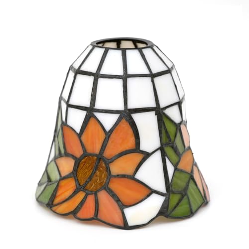 SUNMME Lampenschirm-Ersatz, 15,2 cm, Trompeten-Sonnenblumen-Buntglaslampe, Heimdekor, Lampenschirme, Zubehör, passend für Pendelleuchte, Deckenleuchten, Wand SUNMME Lampenschirm-Ersatz, 15,2 cm, Trompeten-Sonnenblumen-Buntglaslampe, Heimdekor, Lampenschirme, Zubehör, passend für Pendelleuchte, Deckenleuchten, Wand von SUNMME