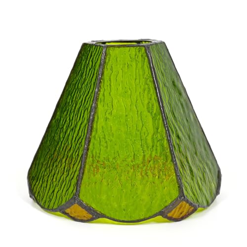 SUNMME Lampenschirm-Ersatz, 15,2 cm, schlicht, frisch, klein, Buntglas, Lampenschirm, handgefertigt, Vintage, Art-Deco-Deckenleuchte für Wand-Kronleuchter, Boden SUNMME Lampenschirm-Ersatz, 15,2 cm, schlicht, frisch, klein, Buntglas, Lampenschirm, handgefertigt, Vintage, Art-Deco-Deckenleuchte für Wand-Kronleuchter, Boden von SUNMME