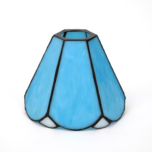 SUNMME Lampenschirm-Ersatz, 15,2 cm, schlicht, frisch, klein, Buntglas, Lampenschirm, handgefertigt, Vintage, Art-Deco-Deckenleuchte für Wand-Kronleuchter, Boden SUNMME Lampenschirm-Ersatz, 15,2 cm, schlicht, frisch, klein, Buntglas, Lampenschirm, handgefertigt, Vintage, Art-Deco-Deckenleuchte für Wand-Kronleuchter, Boden von SUNMME
