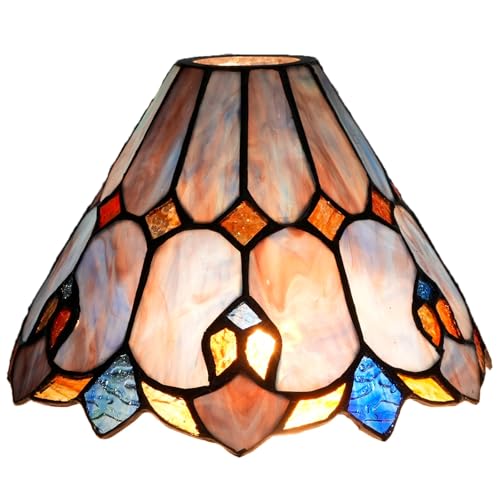 SUNMME Lampenschirm Ersatz 8 Zoll Regenschirm Blume Buntglas Lampenschirm Vintage Handgefertigte Deckenleuchte Für Pendelleuchte Stehlampen Wand SUNMME Lampenschirm Ersatz 8 Zoll Regenschirm Blume Buntglas Lampenschirm Vintage Handgefertigte Deckenleuchte Für Pendelleuchte Stehlampen Wand von SUNMME